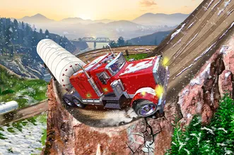 image bg Semi Truck Snow Simulator