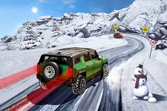 image bg SUV Snow Driving 3d