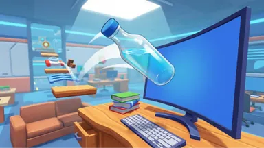 image bg Jumping Bottle 3D