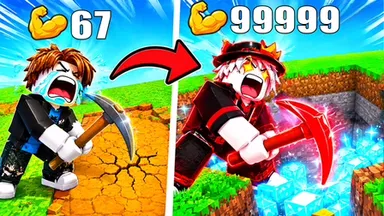 image bg Obby: +1 Digging Power per Click